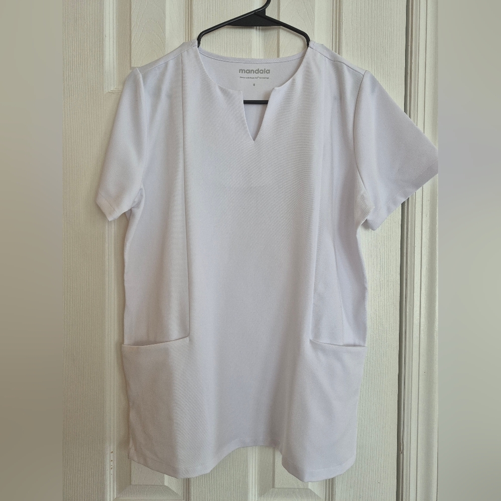 Mandala White Women's Tunic Top